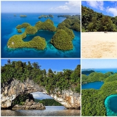 La rocosa isla de Palau
