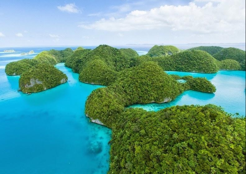 La rocosa isla de Palau