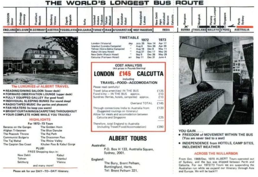 La ruta de autobús más larga del mundo Londres - Calcuta