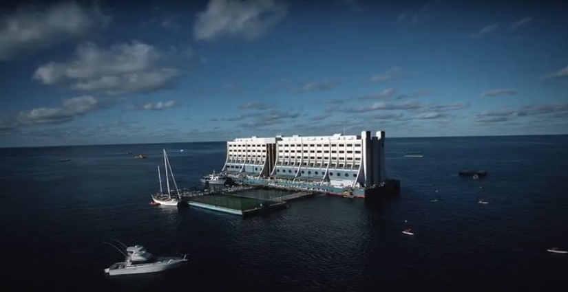 La triste historia del primer hotel flotante, que estuvo plagado de fracasos