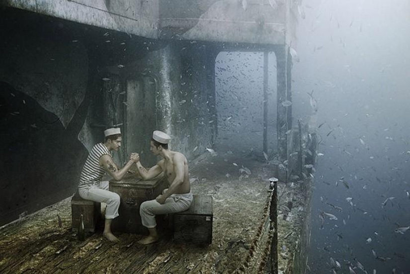 La vida en un barco hundido: el mundo submarino del fotógrafo y buceador Andreas Franke