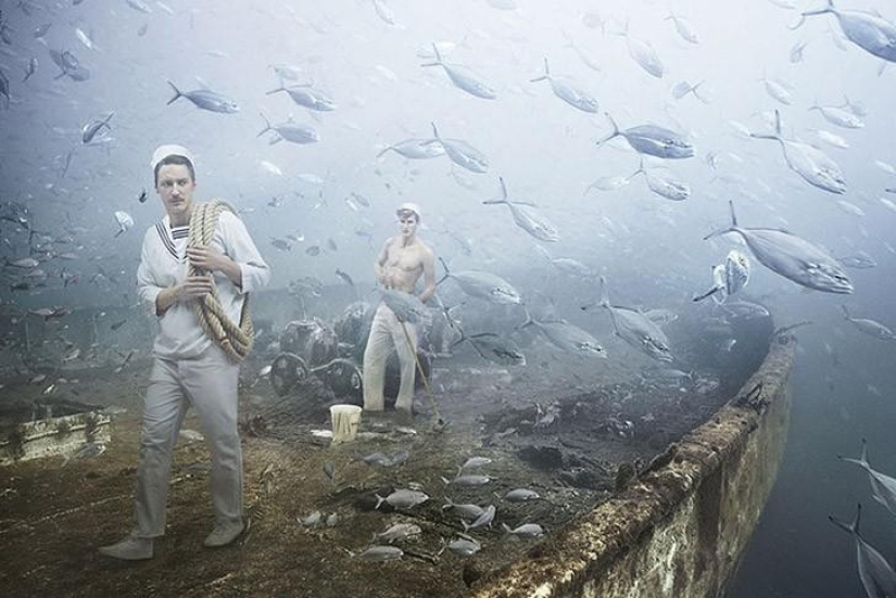 La vida en un barco hundido: el mundo submarino del fotógrafo y buceador Andreas Franke