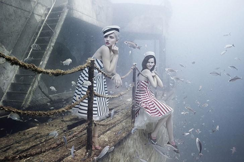 La vida en un barco hundido: el mundo submarino del fotógrafo y buceador Andreas Franke