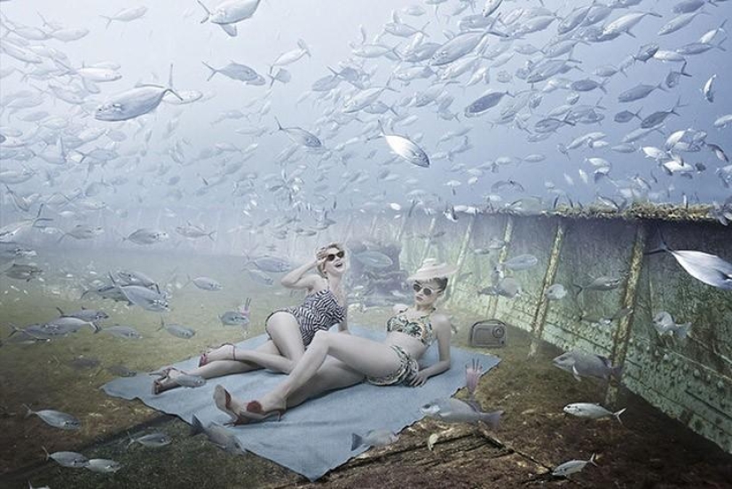 La vida en un barco hundido: el mundo submarino del fotógrafo y buceador Andreas Franke