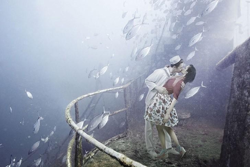 La vida en un barco hundido: el mundo submarino del fotógrafo y buceador Andreas Franke