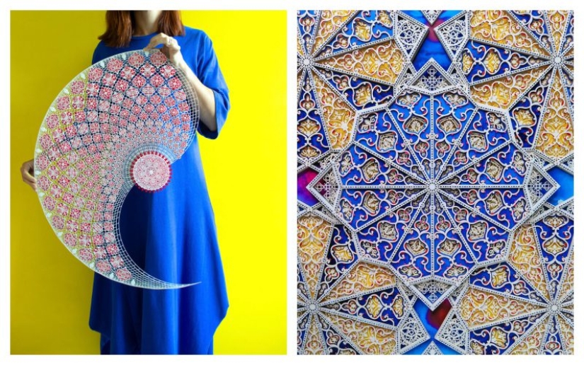 Lace miracle Arab artist creates delicate paper application, from which it is impossible to take your eyes off