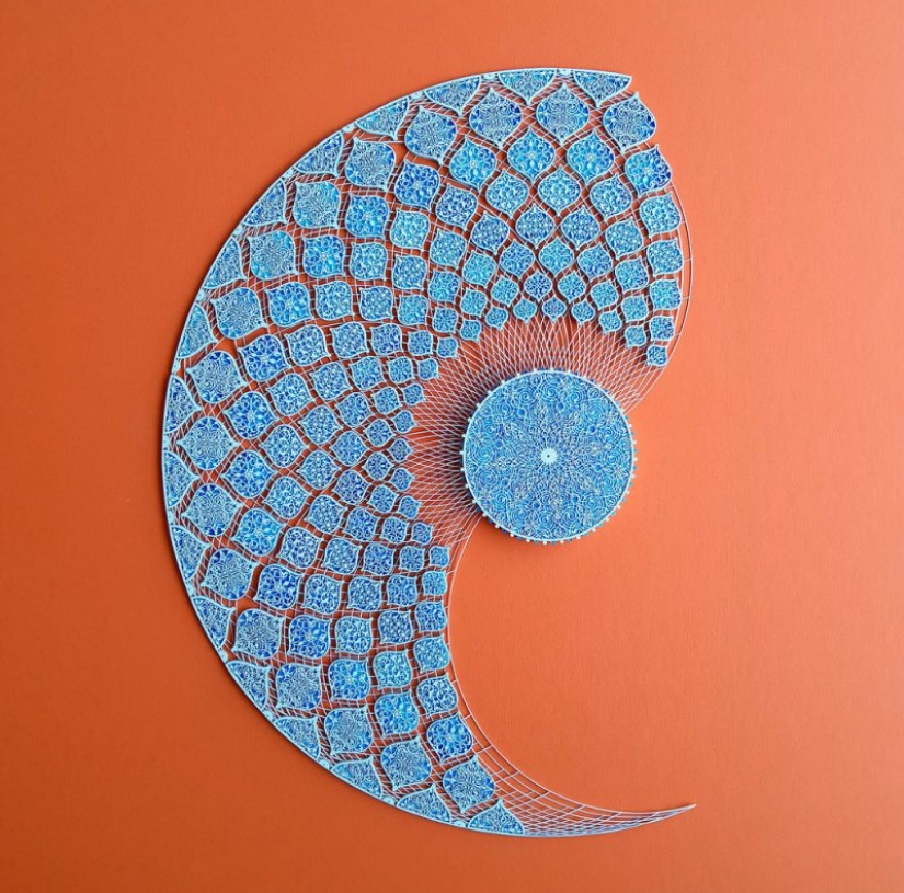 Lace miracle Arab artist creates delicate paper application, from which it is impossible to take your eyes off