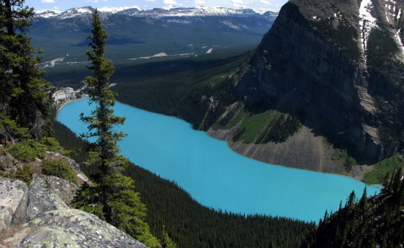 Lake Louise is an extraordinarily beautiful place