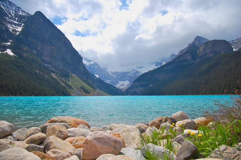 Lake Louise is an extraordinarily beautiful place