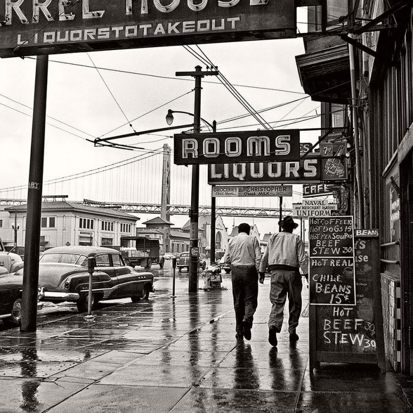 Las calles de San Francisco en las décadas de 1940 y 60 en imágenes de Fred Lyon