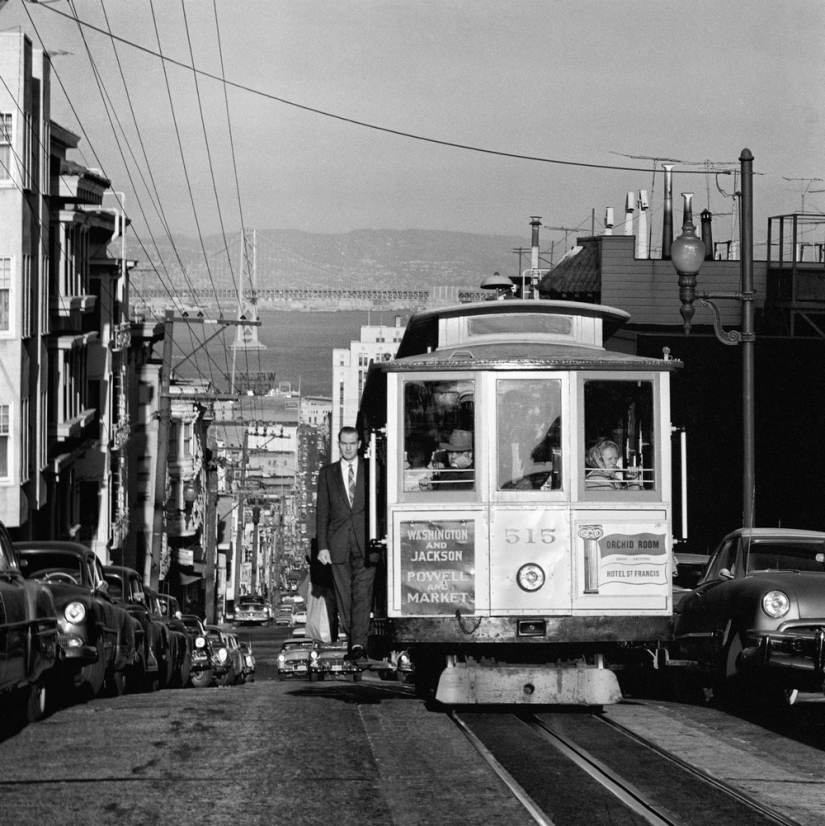 Las calles de San Francisco en las décadas de 1940 y 60 en imágenes de Fred Lyon