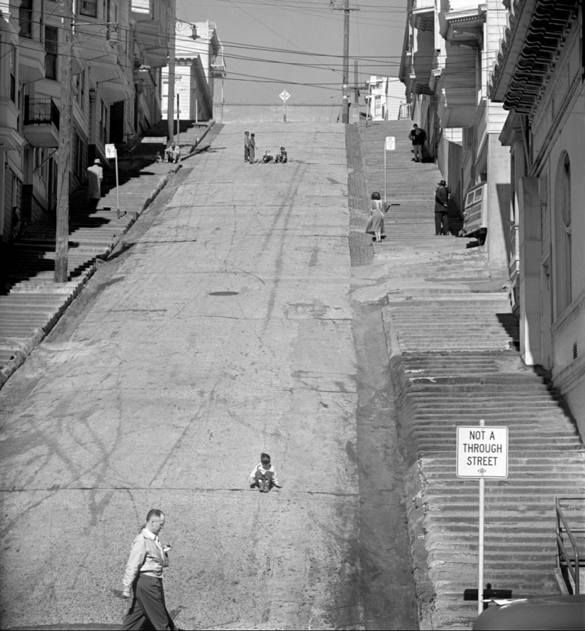 Las calles de San Francisco en las décadas de 1940 y 60 en imágenes de Fred Lyon