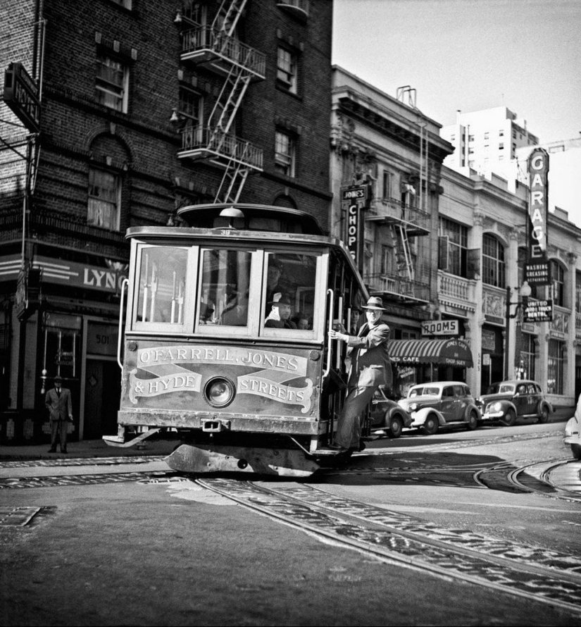 Las calles de San Francisco en las décadas de 1940 y 60 en imágenes de Fred Lyon