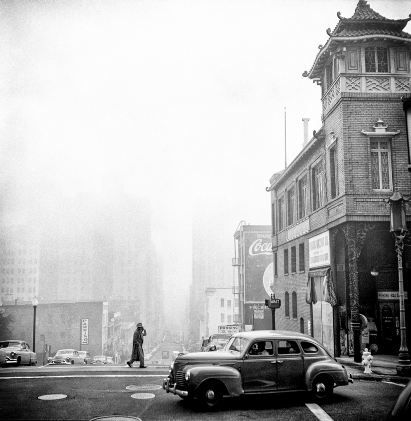 Las calles de San Francisco en las décadas de 1940 y 60 en imágenes de Fred Lyon