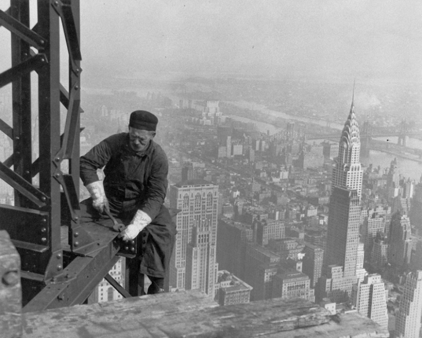 Las fotos más vertiginosas de la construcción de rascacielos de Nueva York