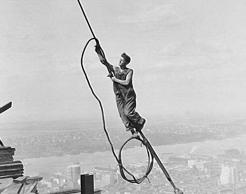 Las fotos más vertiginosas de la construcción de rascacielos de Nueva York