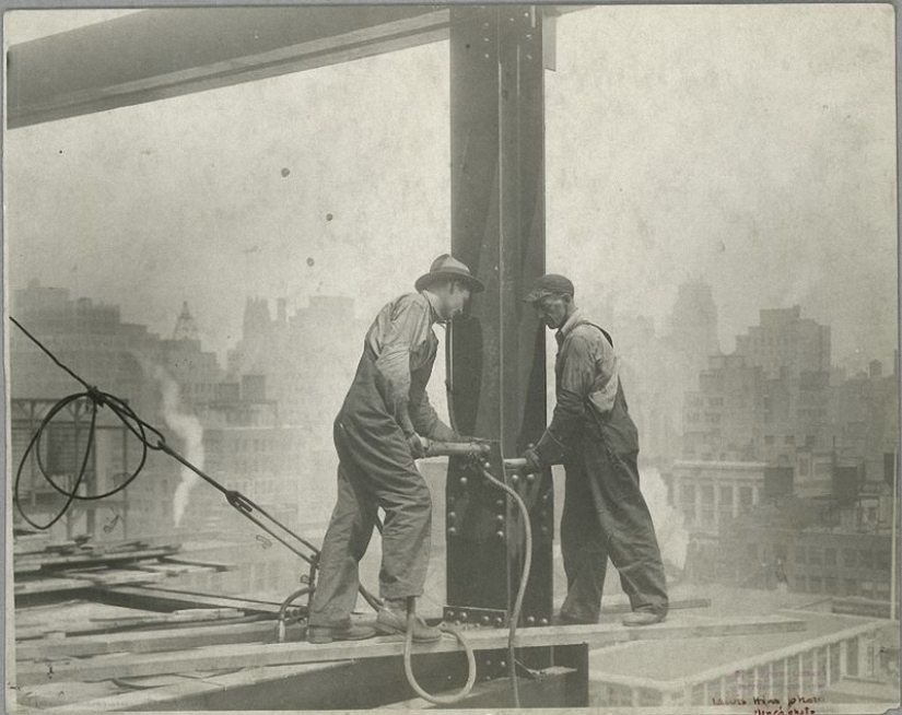 Las fotos más vertiginosas de la construcción de rascacielos de Nueva York