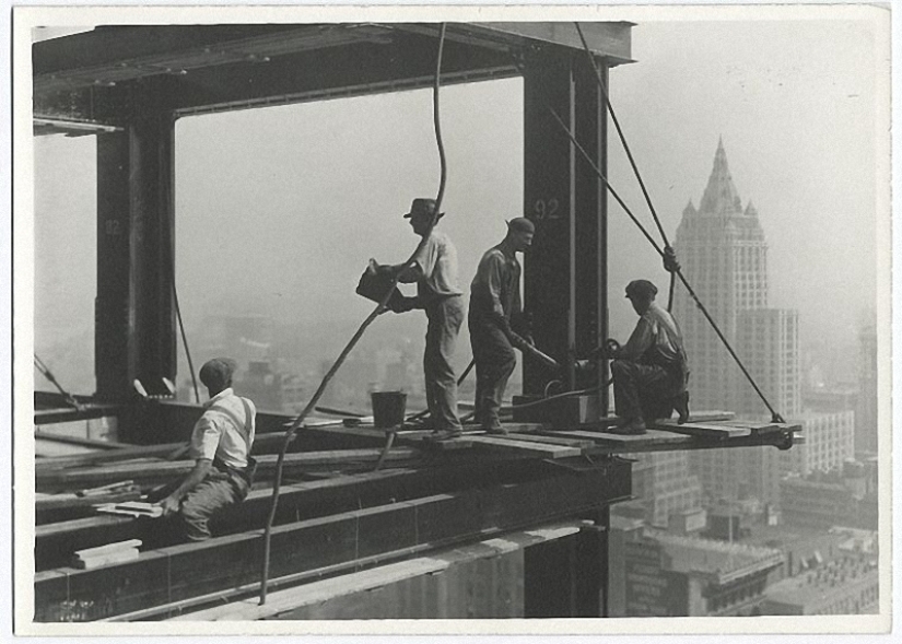 Las fotos más vertiginosas de la construcción de rascacielos de Nueva York