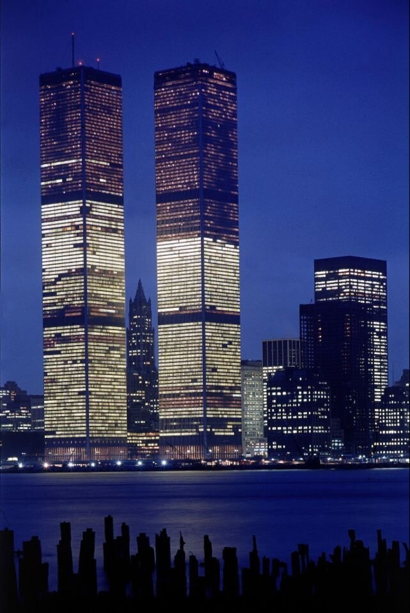 Las torres gemelas, en los años 70: ¿cómo el world trade center en el principio