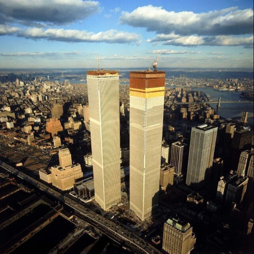 Las torres gemelas, en los años 70: ¿cómo el world trade center en el principio