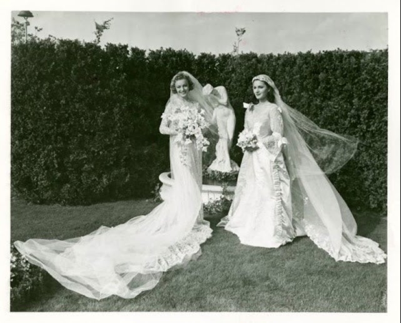 Length does matter: unique images of brides 30 years