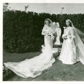 Length does matter: unique images of brides 30 years