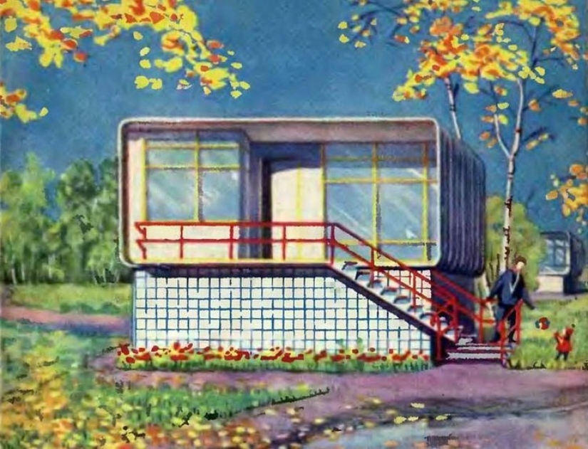 Leningrad plastic house