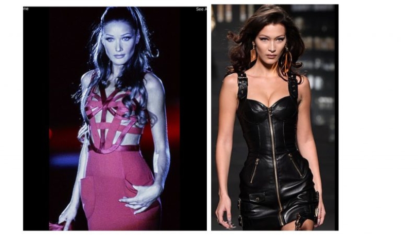 Like two drops of water: Bella Hadid and Carla Bruni are similar to each other like twins