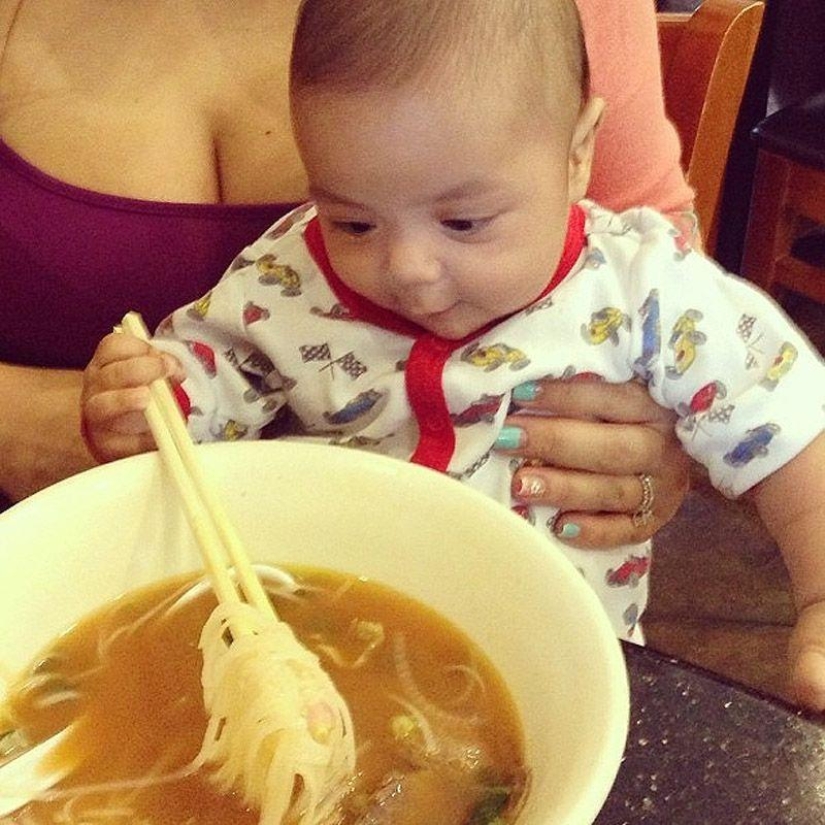 Little Pastafarians and their colleagues in food religions