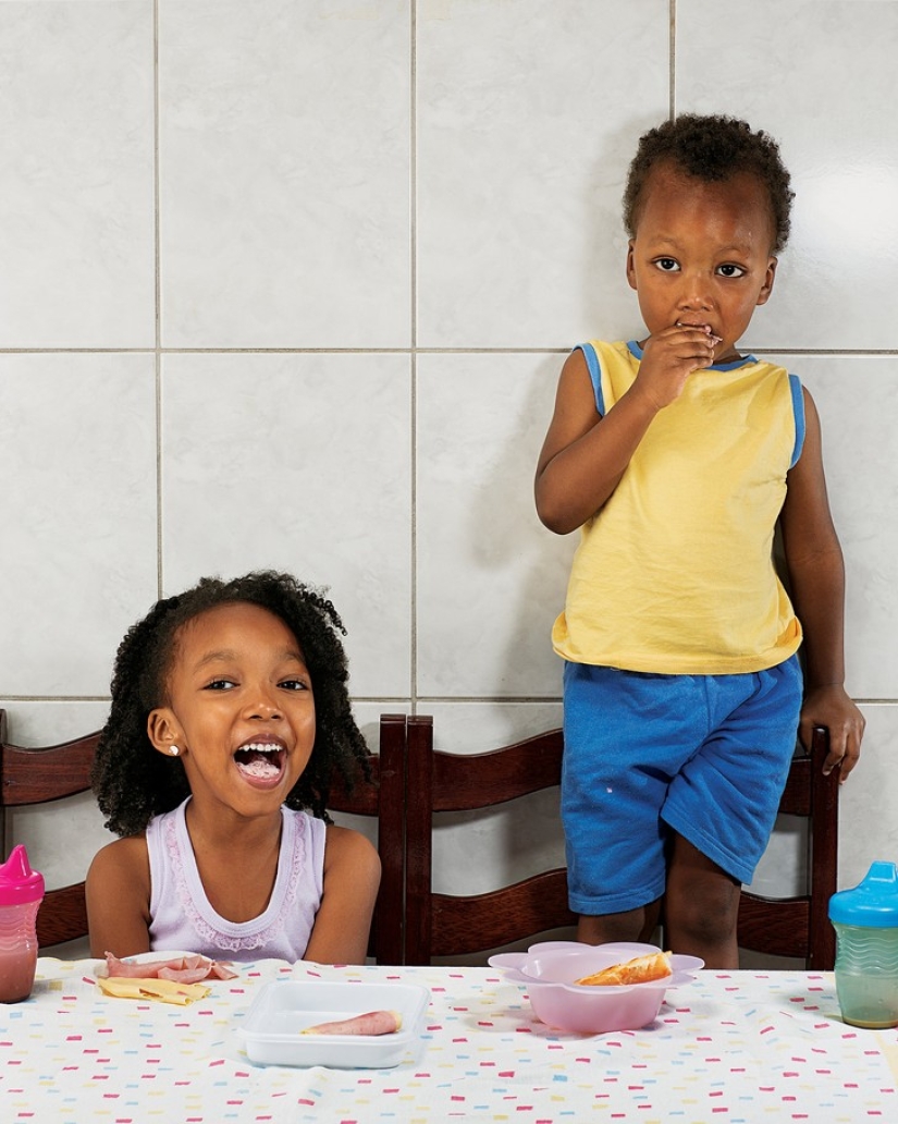 Lo que los niños de todo el mundo comen para el desayuno