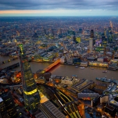 Londres consume energía a vista de pájaro