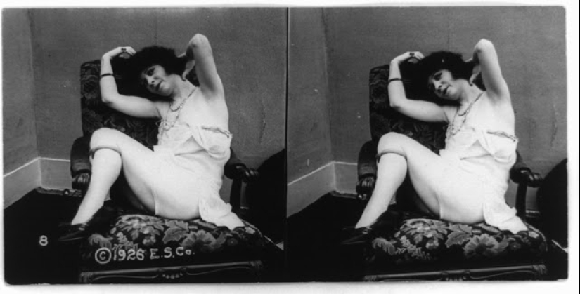 Long before VR porn, there was this: stereo pictures of sexy girls of the 20s