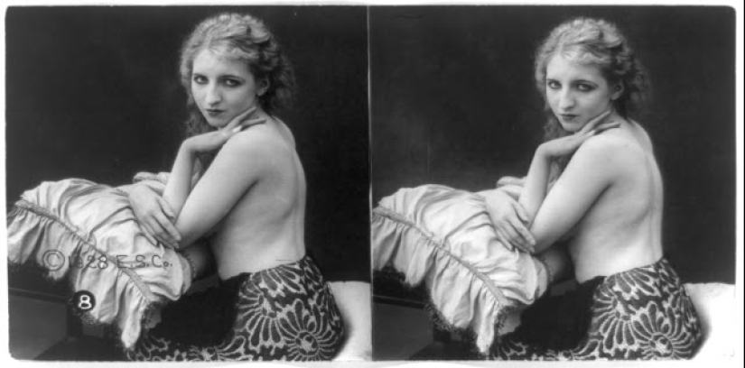 Long before VR porn, there was this: stereo pictures of sexy girls of the 20s