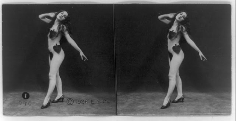 Long before VR porn, there was this: stereo pictures of sexy girls of the 20s