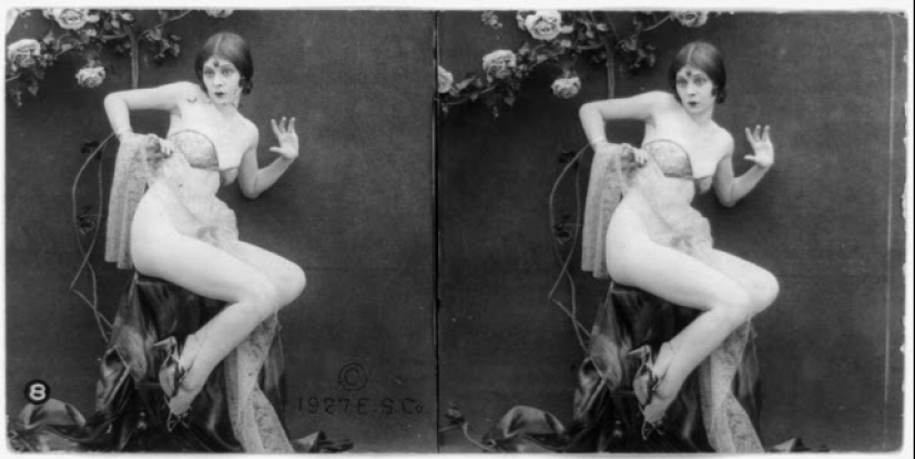 Long before VR porn, there was this: stereo pictures of sexy girls of the 20s