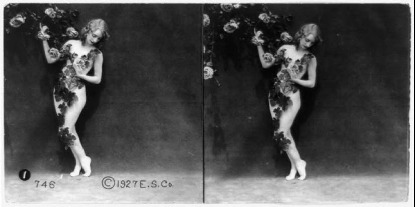 Long before VR porn, there was this: stereo pictures of sexy girls of the 20s