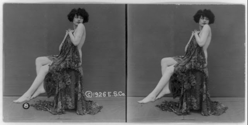 Long before VR porn, there was this: stereo pictures of sexy girls of the 20s