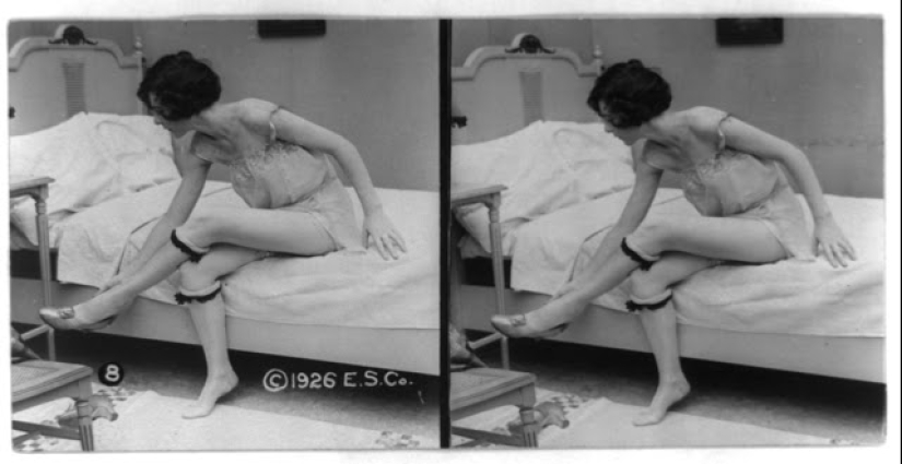 Long before VR porn, there was this: stereo pictures of sexy girls of the 20s