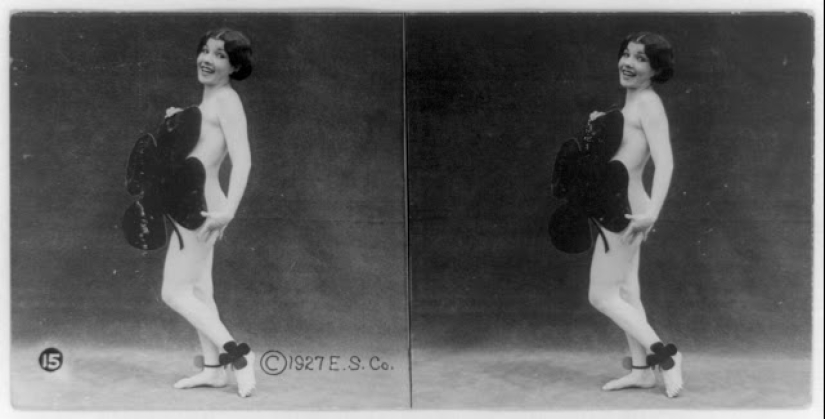 Long before VR porn, there was this: stereo pictures of sexy girls of the 20s