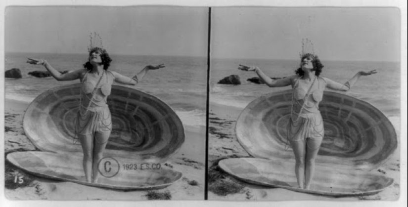 Long before VR porn, there was this: stereo pictures of sexy girls of the 20s