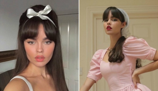 Looked like the ideal housewife of the 1950s: sexy beautician resurrects pin-up