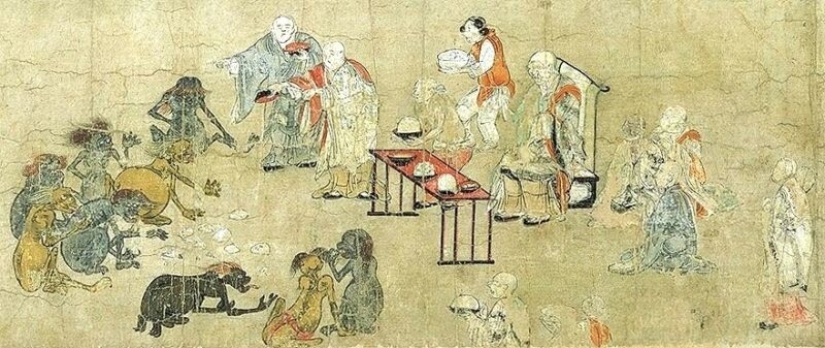 Los dioses hambrientos de hidarugami, o por qué los japoneses tenían miedo de ir a las montañas con el estómago vacío