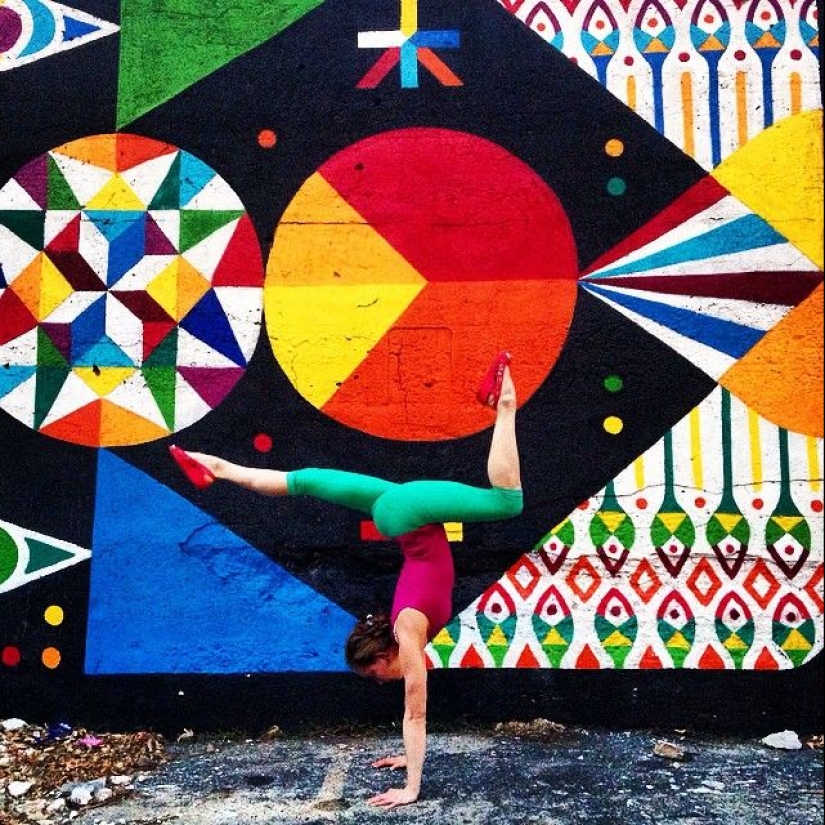 Love and yoga can be practiced anywhere