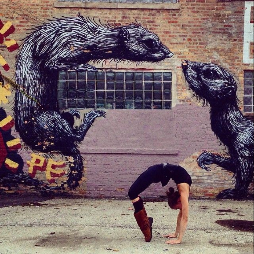 Love and yoga can be practiced anywhere