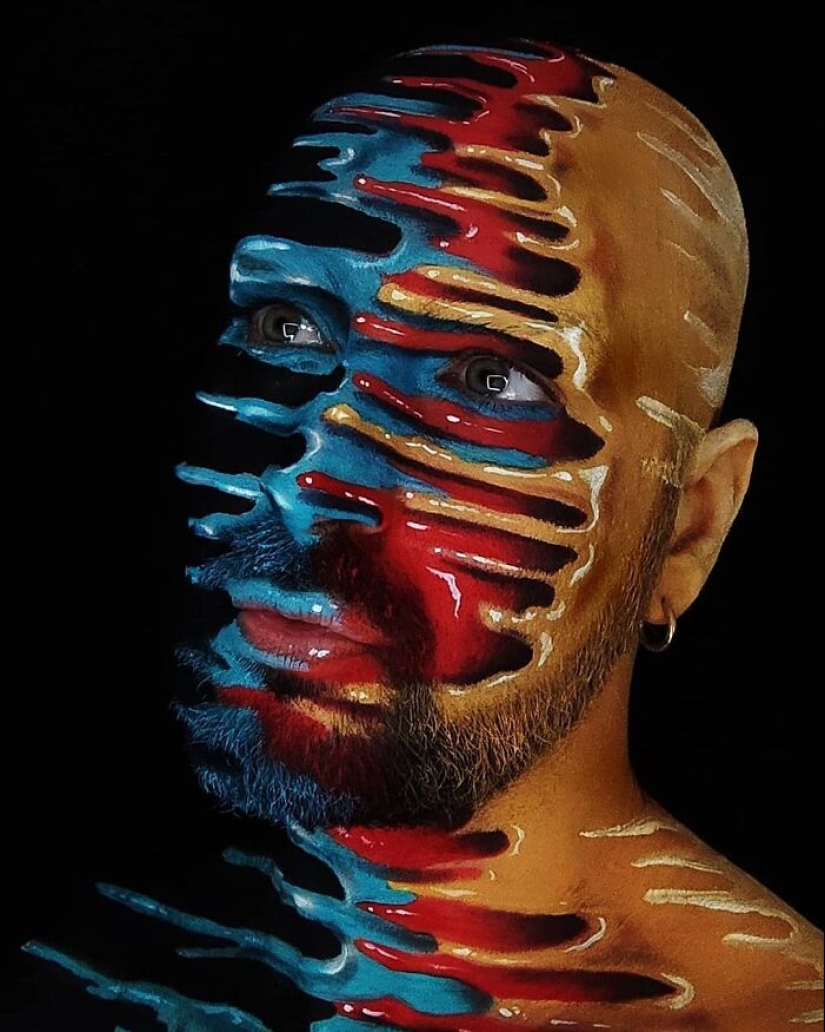 Luca Luce’s Mind-Bending 3D Makeup Art