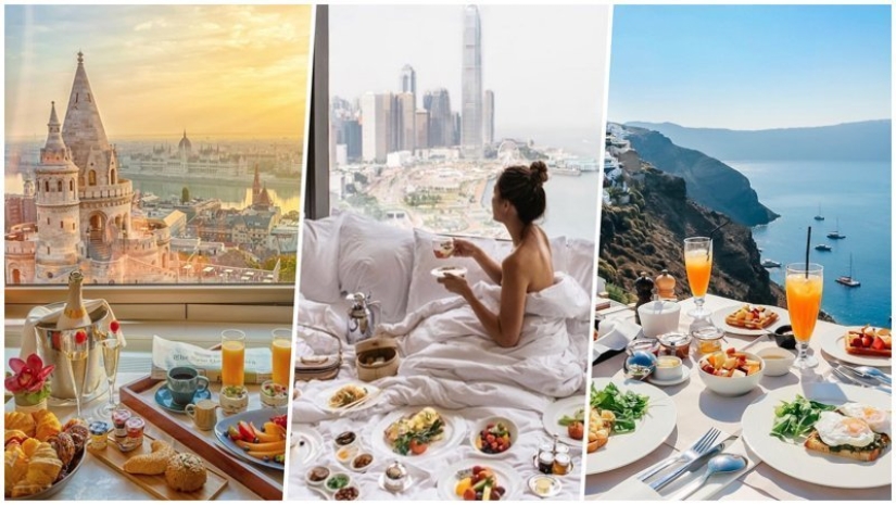 Luxurious breakfasts from around the world