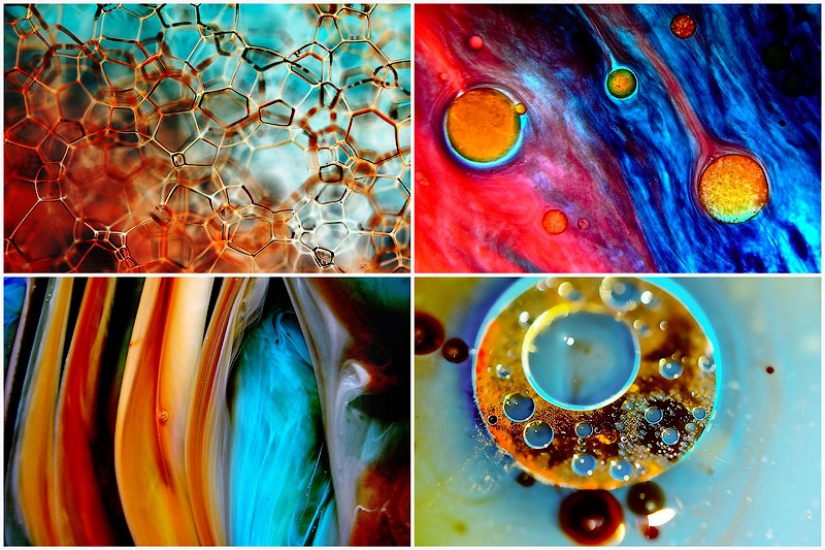 Macrophoto of liquids