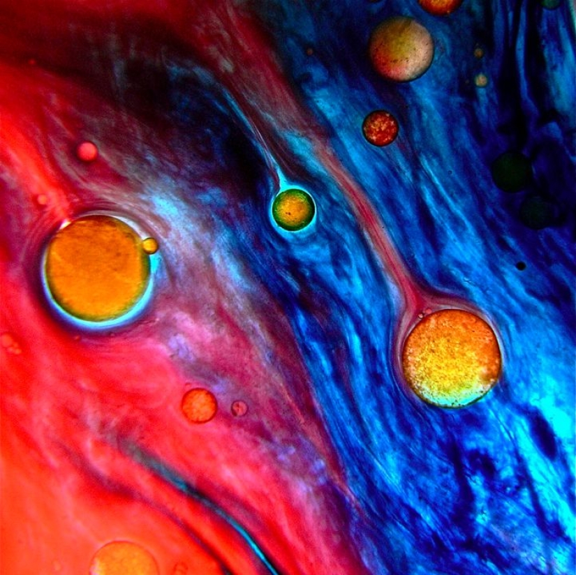 Macrophoto of liquids