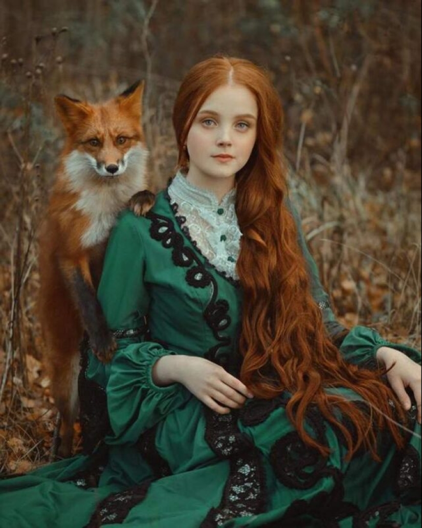 Magical photo shoot with animals Anastasiya Dobrovolskaya