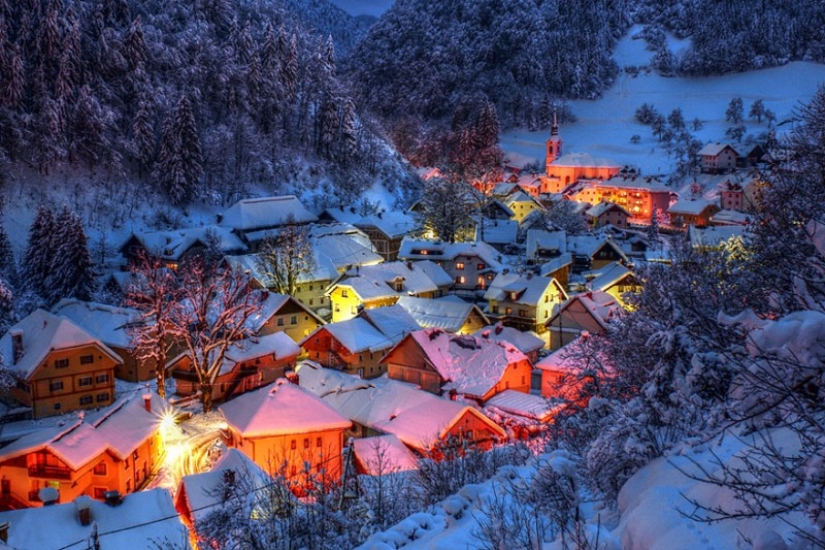 Magníficos paisajes nevados